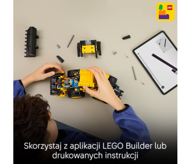 LEGO Technic 42209 Ładowarka kołowa Volvo L120 electric - 1331619 - zdjęcie 9